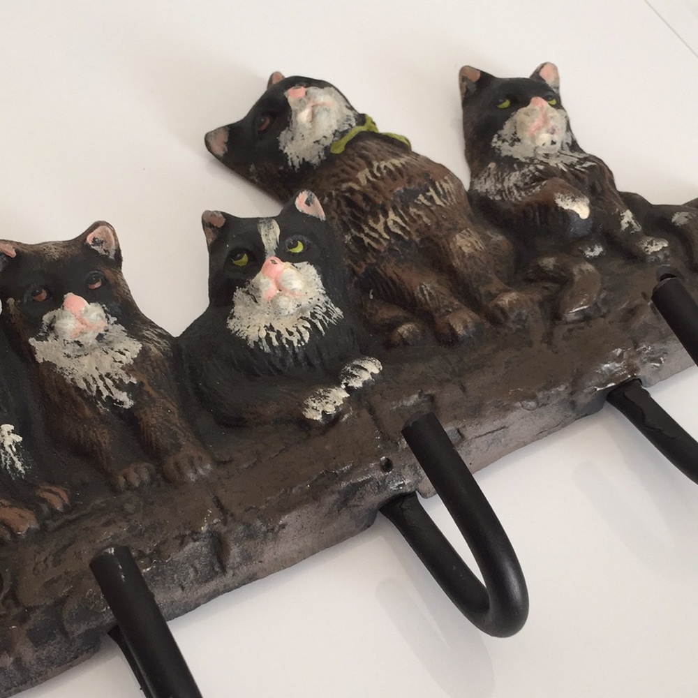 Cat Hanger Rack Cast Iron - Picture 10 of 15